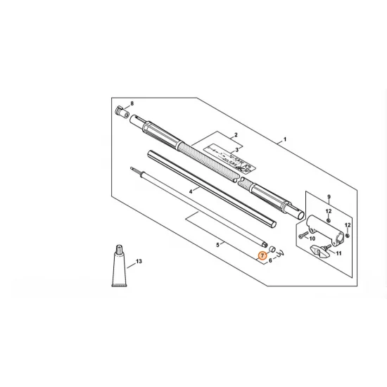 STIHL  Tulejka 4180 711 2501